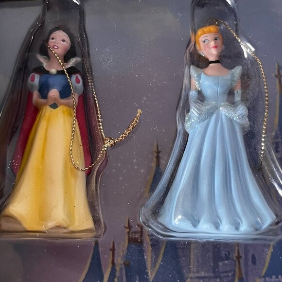 Disney Princess Collection Storybook Ornament Set of 6 Ariel Belle Cinderella - Picture 6 of 13